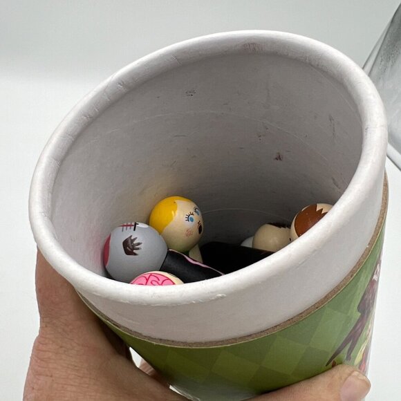 Bowling Zombies Bowling Set. Wooden Ball & 10 Pins Tabletop Set used Halloween w - Picture 12 of 12